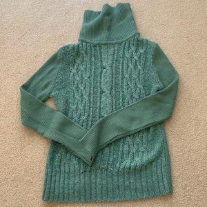 Green Wool Blend Sweater